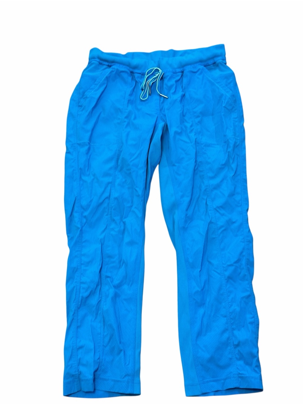 Women Size 10 Bright blue crop Lululemon pant